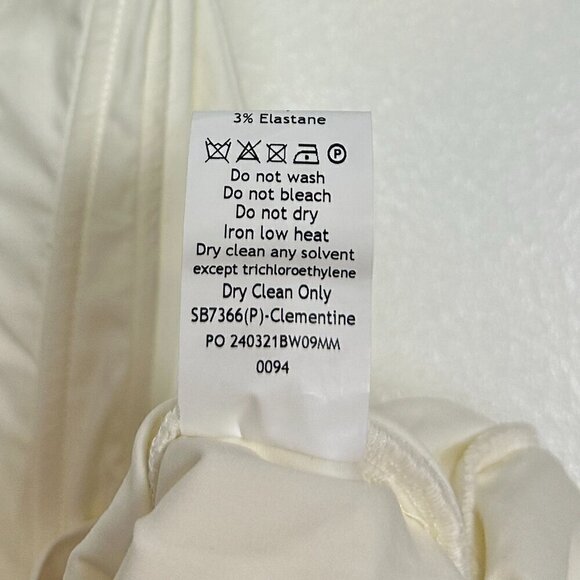 HOUSE OF CB Clementine Cut Out Mini Dress in White Size X-Small - Picture 11 of 16